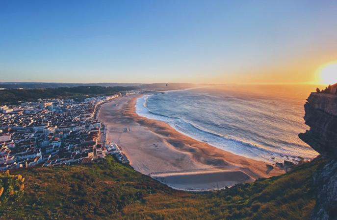 Ocean Lookout Lejlighed Nazaré Eksteriør billede